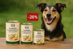 Hochwertiges Nassfutter alsa-nature Truthahn mit Süßkartoffel, Birne und Löwenzahn im Angebot