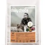 Grainfree Hundefutter Ente mit Kartoffeln und Erbsen.