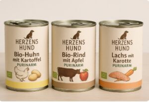 Purinarmes Hundefutter für sensible Hunde von HerzensHund
