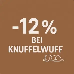 Knuffelwuff Rabatt – 12 Prozent auf alle Hundebetten und Zubehör